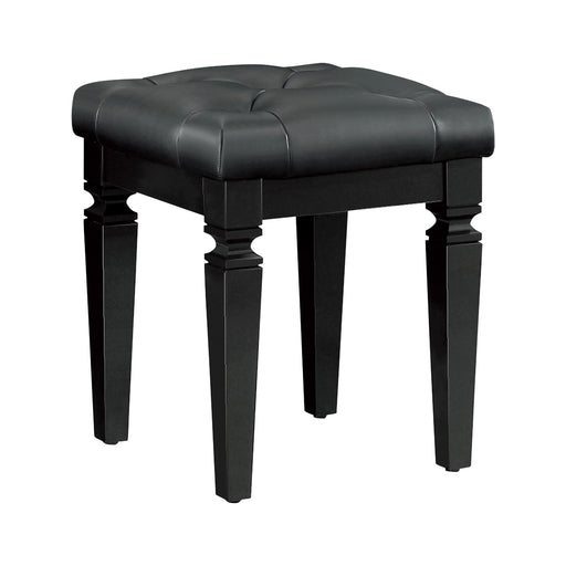 Allura Dressing Table Stool - Black