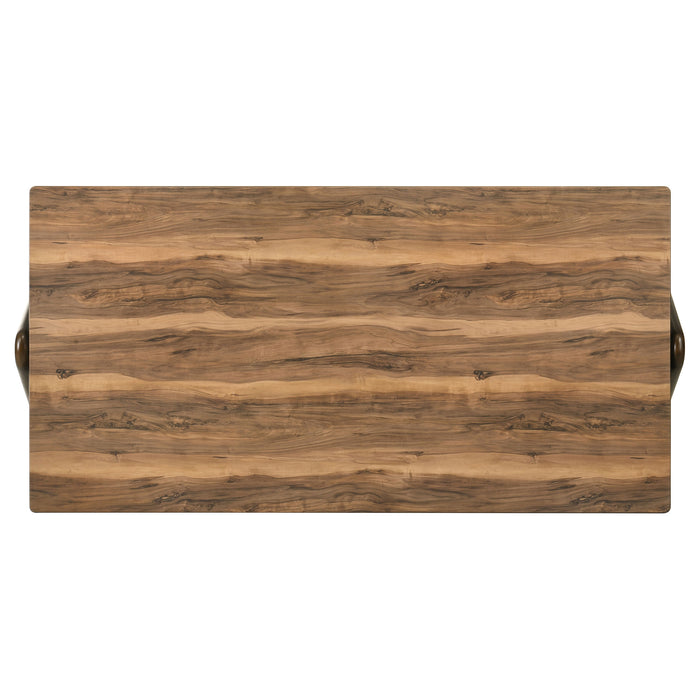 Randolph 82-inch Smart Top Rectangular Dining Table Sheesham and Brown
