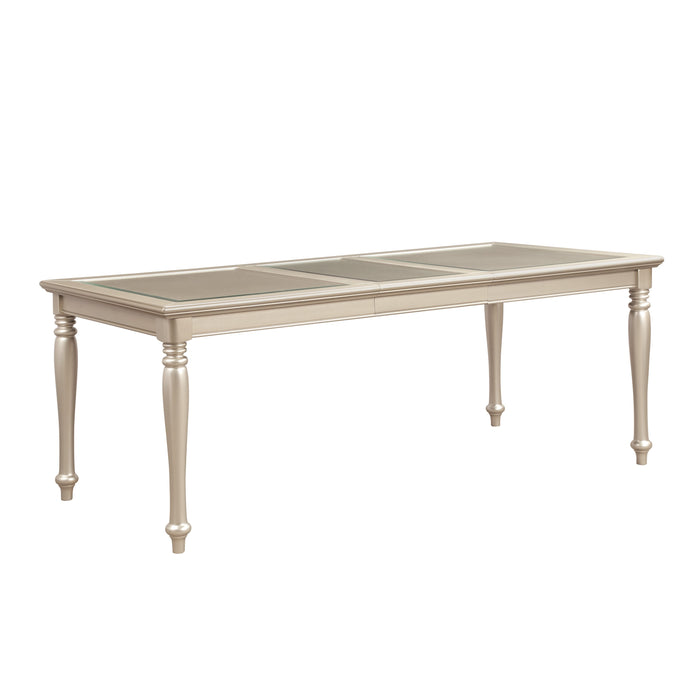 Celandine Dining Table, Glass Insert