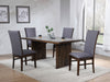 Sherwood 5-piece Rectangular Dining Table Set Brown