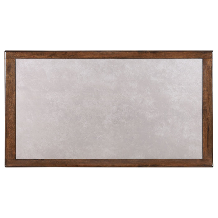 Juego de comedor rectangular Sherwood de 5 piezas - marrón
