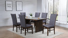 Sherwood 7-piece Rectangular Dining Table Set Brown