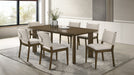 Ottowa 7-piece Rectangular Wood Dining Room Table Set Brown