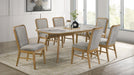 Croyden 7-piece Rectangular Dining Set Weathered Natural