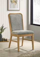 Silla de comedor Croyden Natural Envejecida (Juego de 2)
