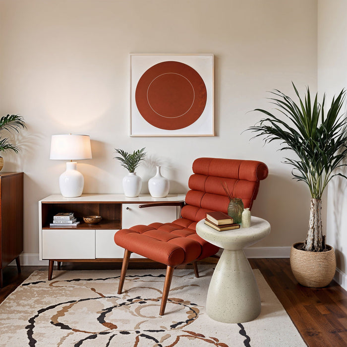 Anika Terrazzo Pattern Iron Terrazo End Table