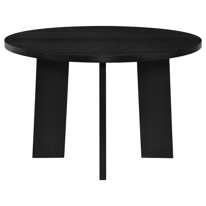 Juego de comedor Strouse de 5 piezas - negro