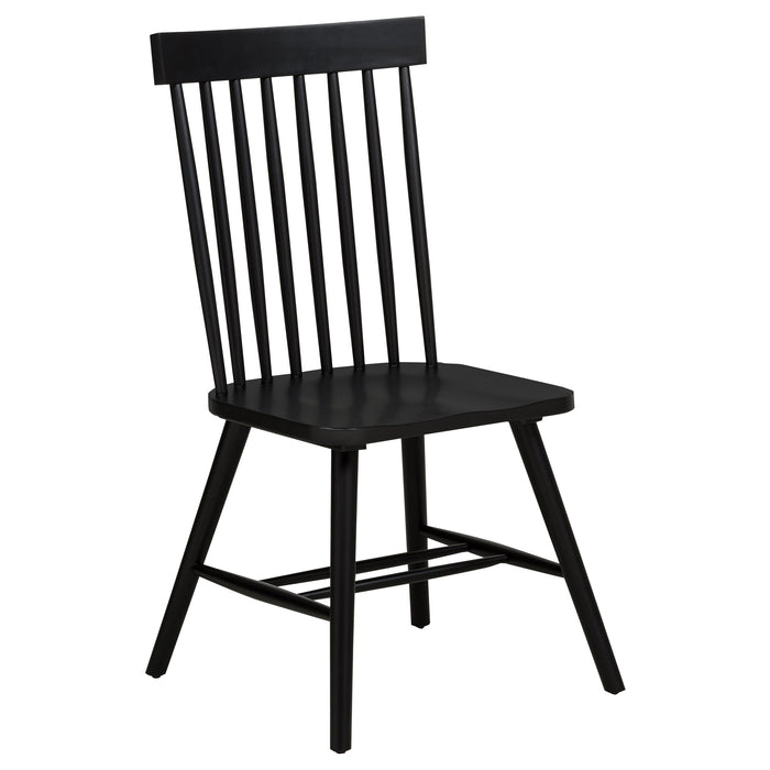 Juego de comedor Strouse de 5 piezas - negro
