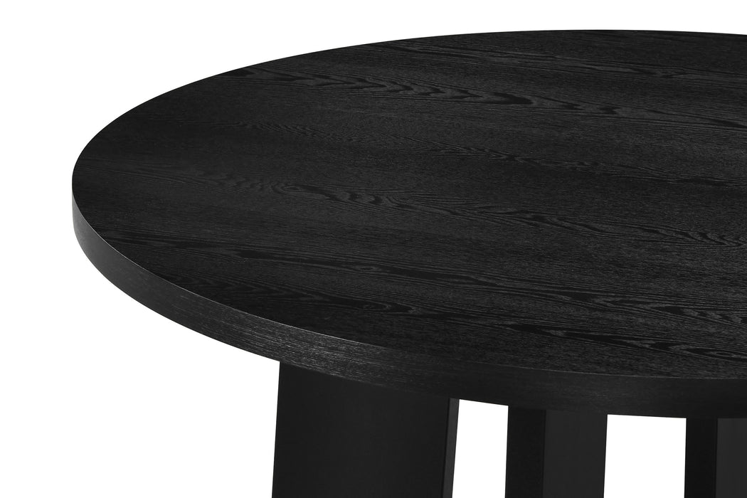 Juego de comedor Strouse de 5 piezas - negro