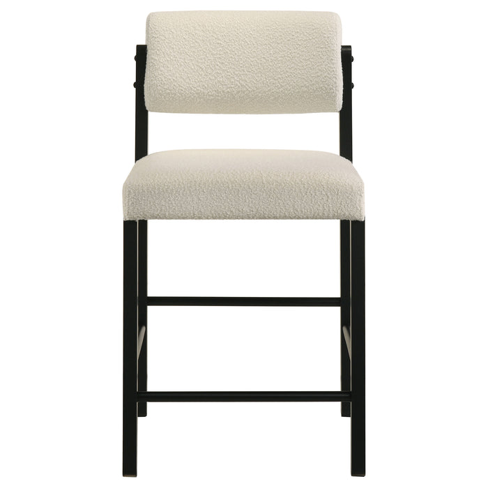 Decker 7-piece 70-inch Counter Height Dining Set Cream and Black