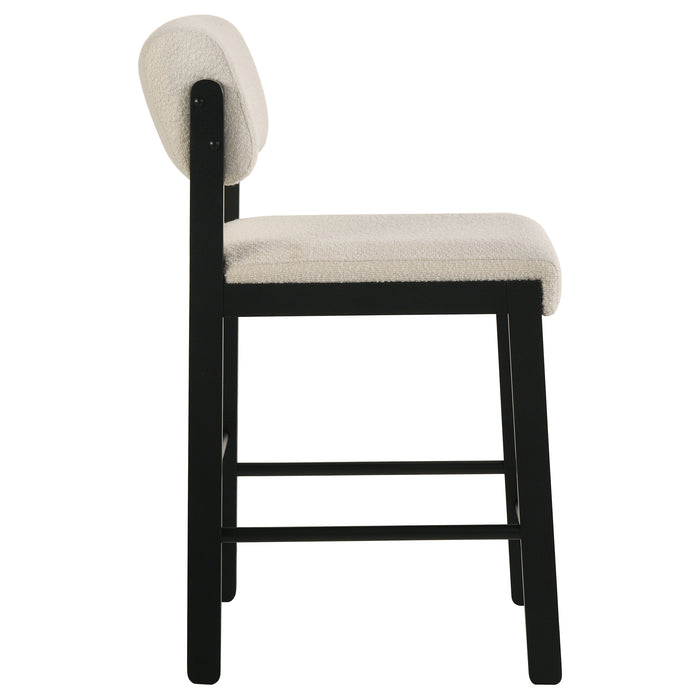 Decker 7-piece 70-inch Counter Height Dining Set Cream and Black