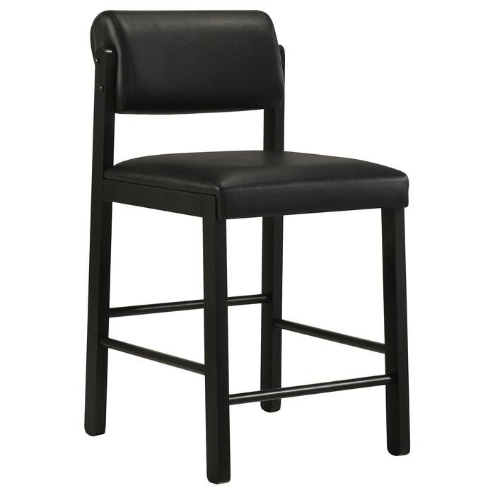 Decker 7-piece 70-inch Counter Height Dining Set Black