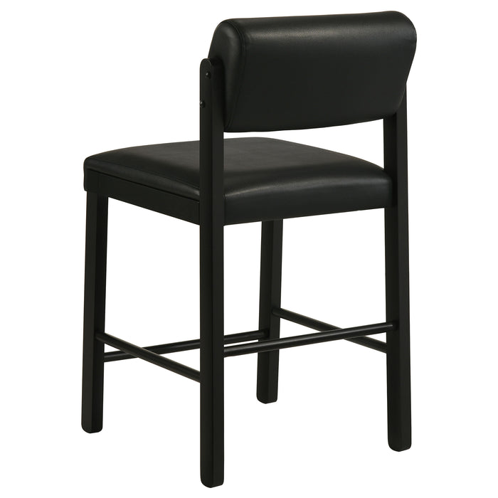 Decker 7-piece 70-inch Counter Height Dining Set Black