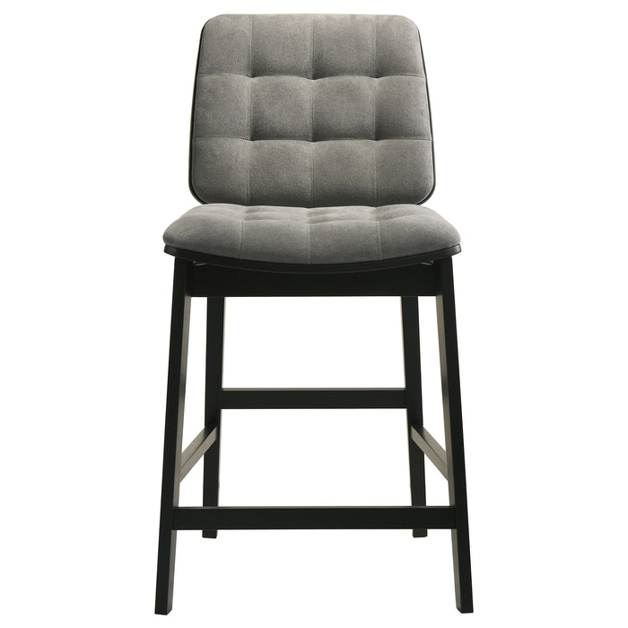 Decker 7-piece 70-inch Counter Height Dining Set Grey and Black