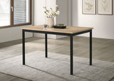 Mesa de comedor rectangular Garza de 47 pulgadas, roble greige