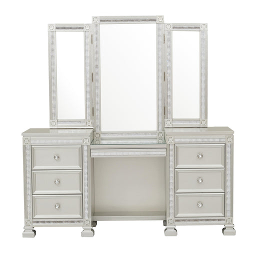 Bevelle (4)Vanity Dresser with Mirror