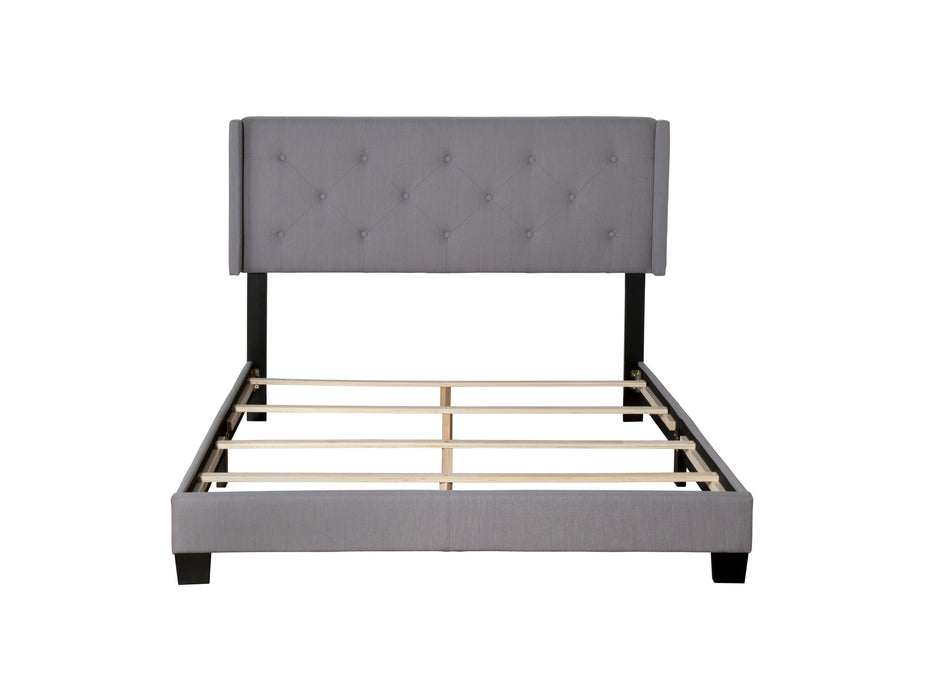 LYLA UPHOLSTERED QUEEN BED IN A BOX 1606DS-105