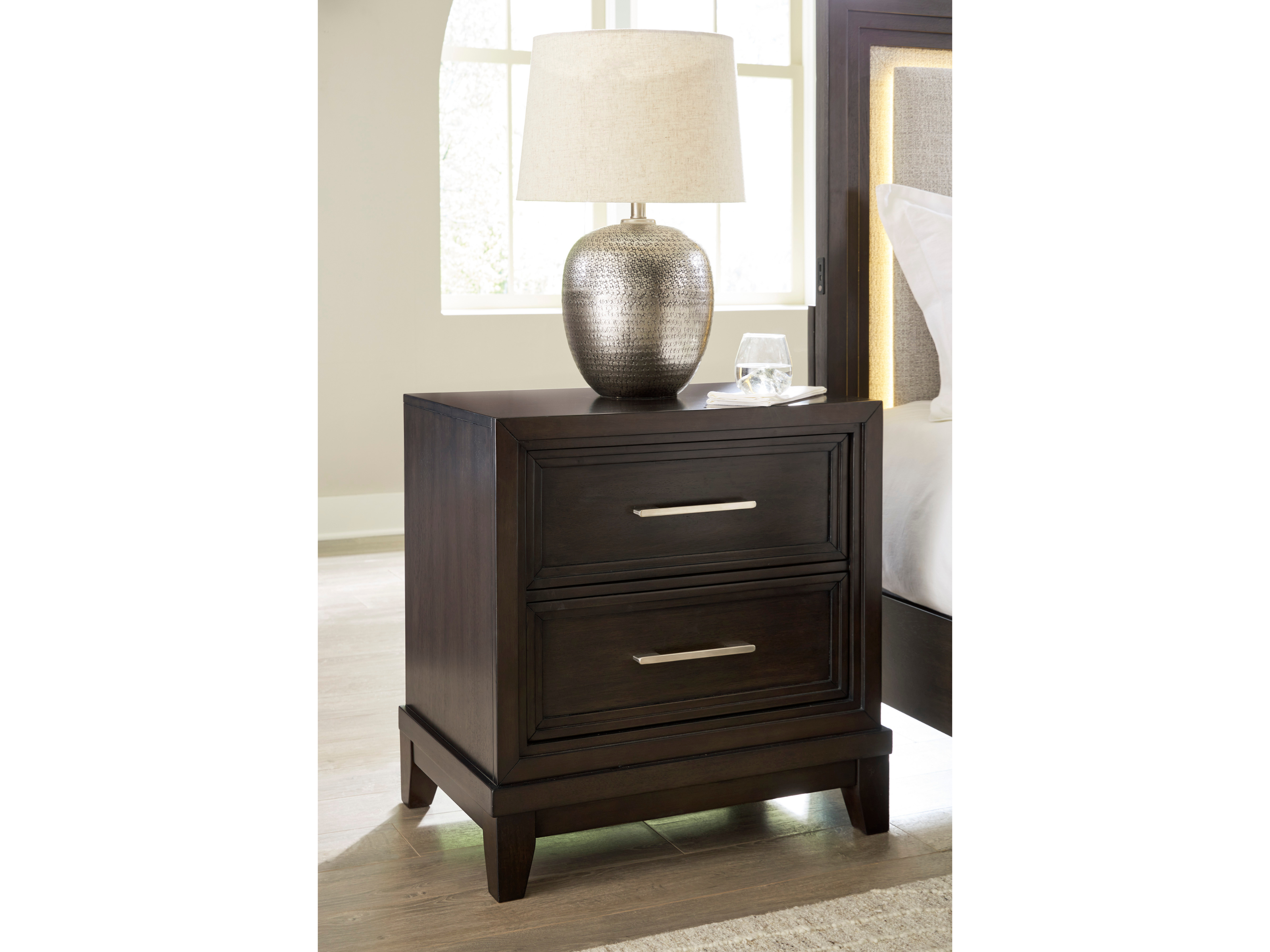 Neymorton Two Drawer Night Stand