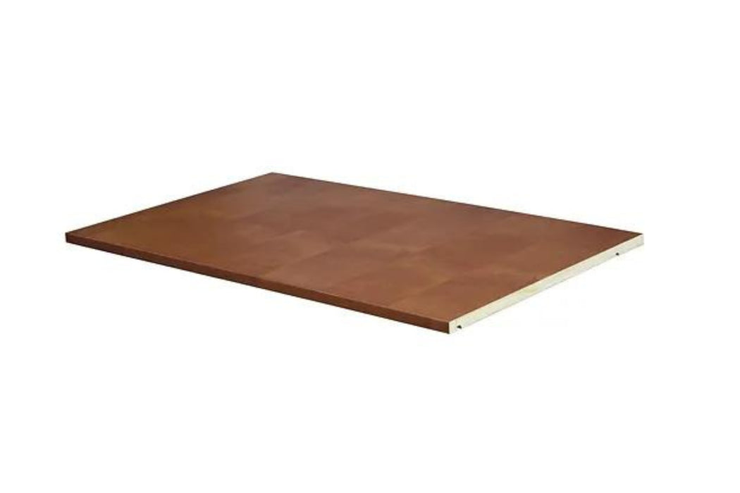5683 - 100% Solid Wood Shelf for 2- and 3-Sliding Door Wardrobe Armoires, Mocha