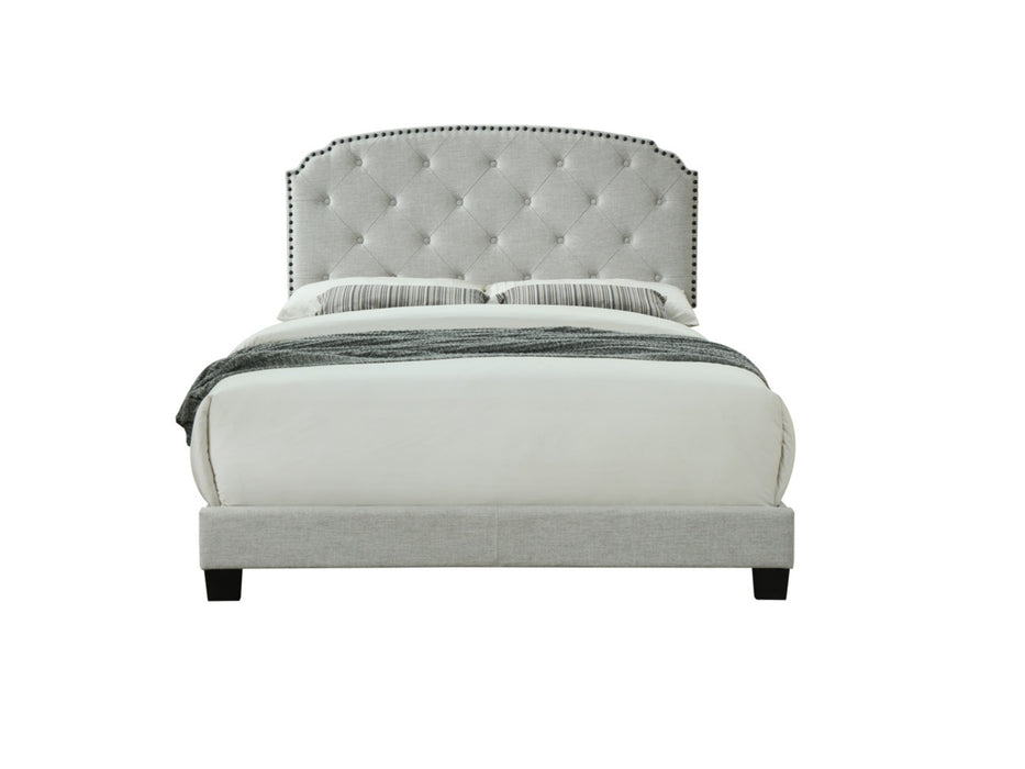 OLIVIA UPHOLSTERED KING BED IN A BOX 1602DS-110