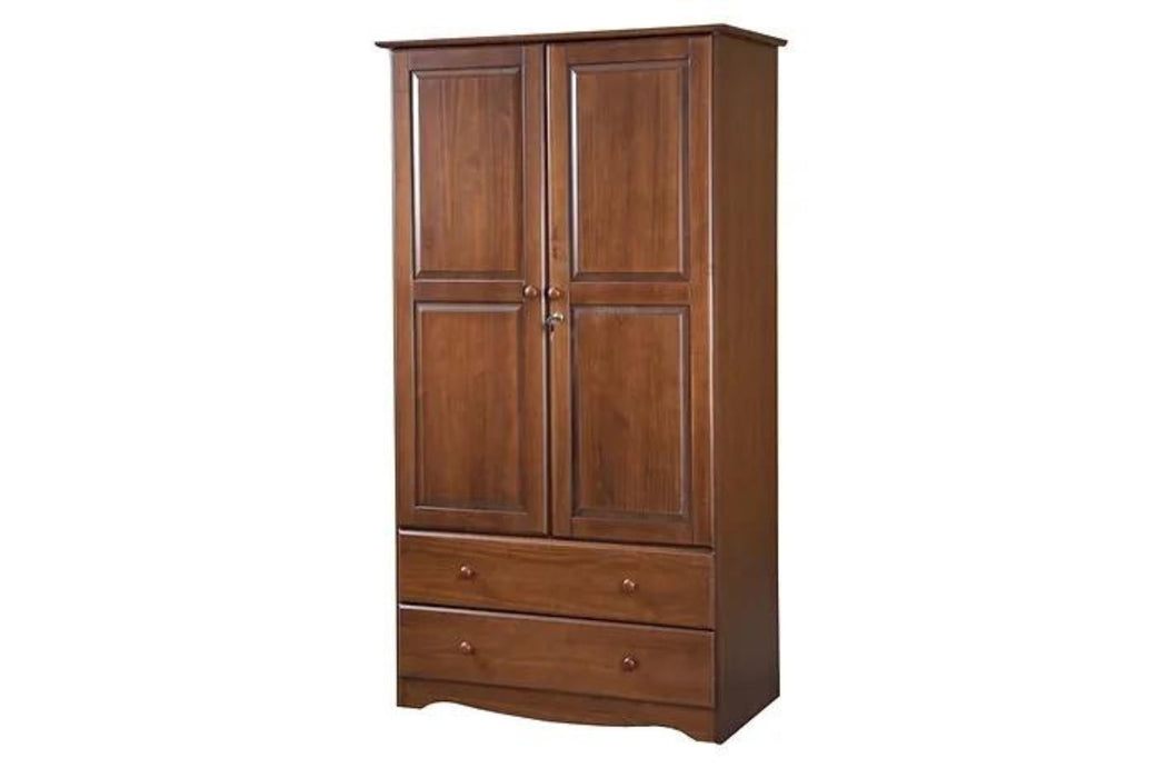 5923 - 100% Solid Wood Smart Wardrobe With Optional Shelves