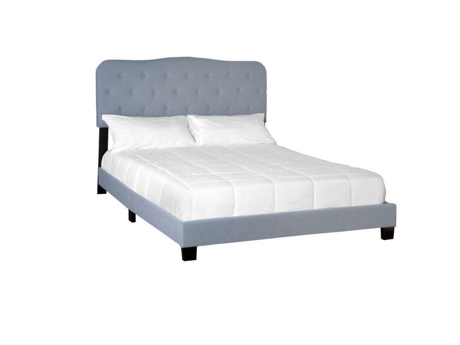 ARIANA UPHOLSTERED QUEEN BED IN A BOX 1603DS-105