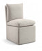 Nelori Linen Textured Performance Fabric Upholstered Dining Chair