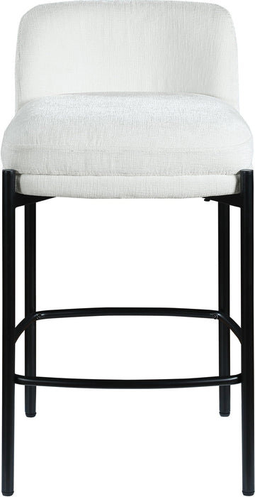 Burton Chenille Fabric Upholstered Bar / Counter Stool