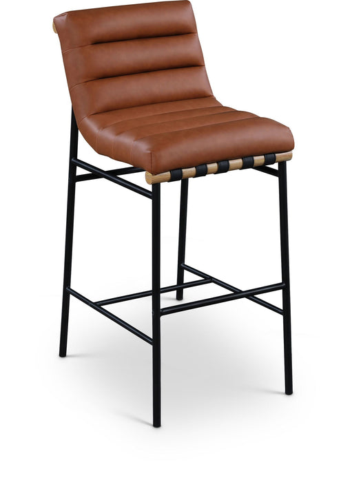 Burke Boucle Fabric Upholstered Bar Stool