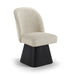 Marlowe Linen Textured Fabric Upholstered Dining Side Chair