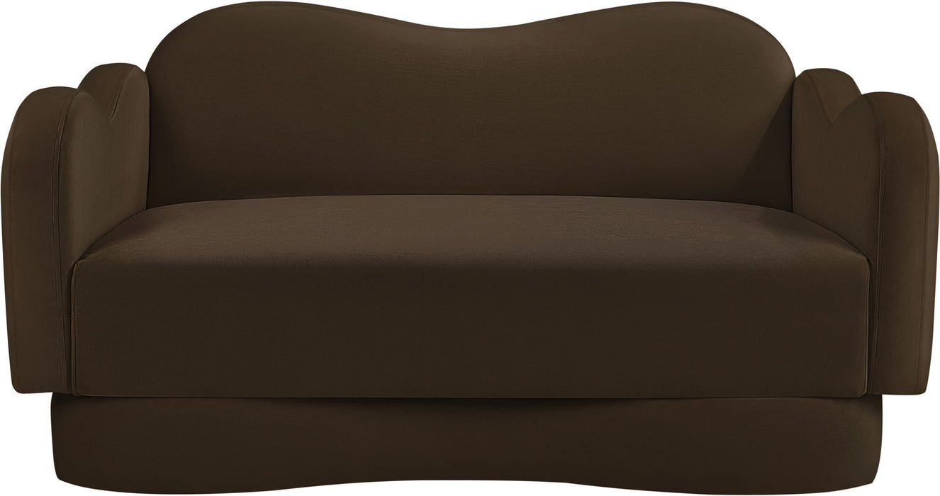 Bloom 58" Velvet Upholstered Loveseat