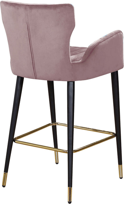 Luxe Velvet Upholstered Counter Stool