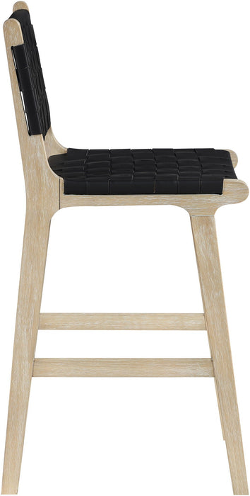 Entwine Vegan Leather Upholstered Counter Stool