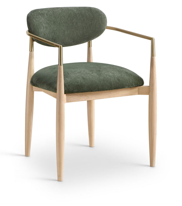 Riccio Performance Fabric Upholstered Dining Arm Chair