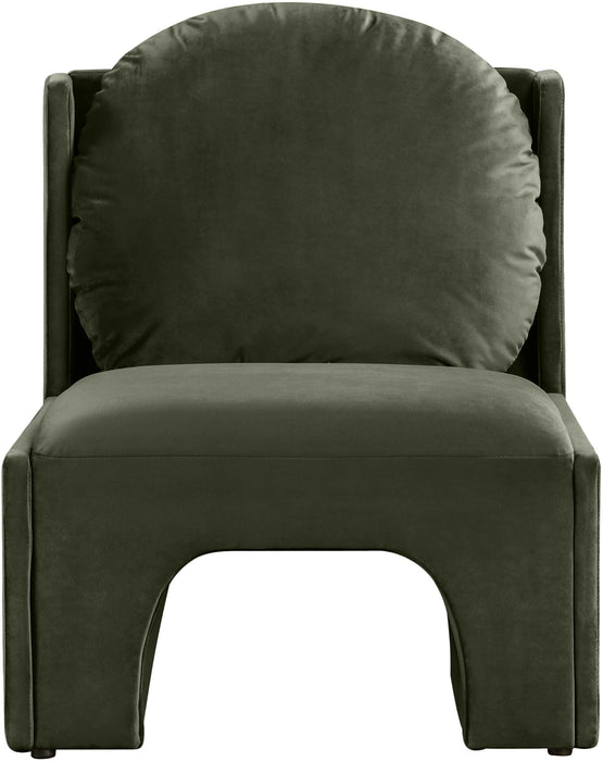 Sigma Velvet Upholstered Accent Chair