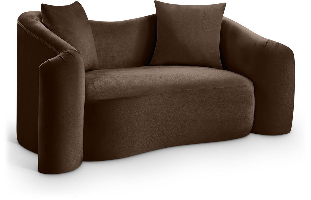 Destin 70" Velvet Upholstered Loveseat