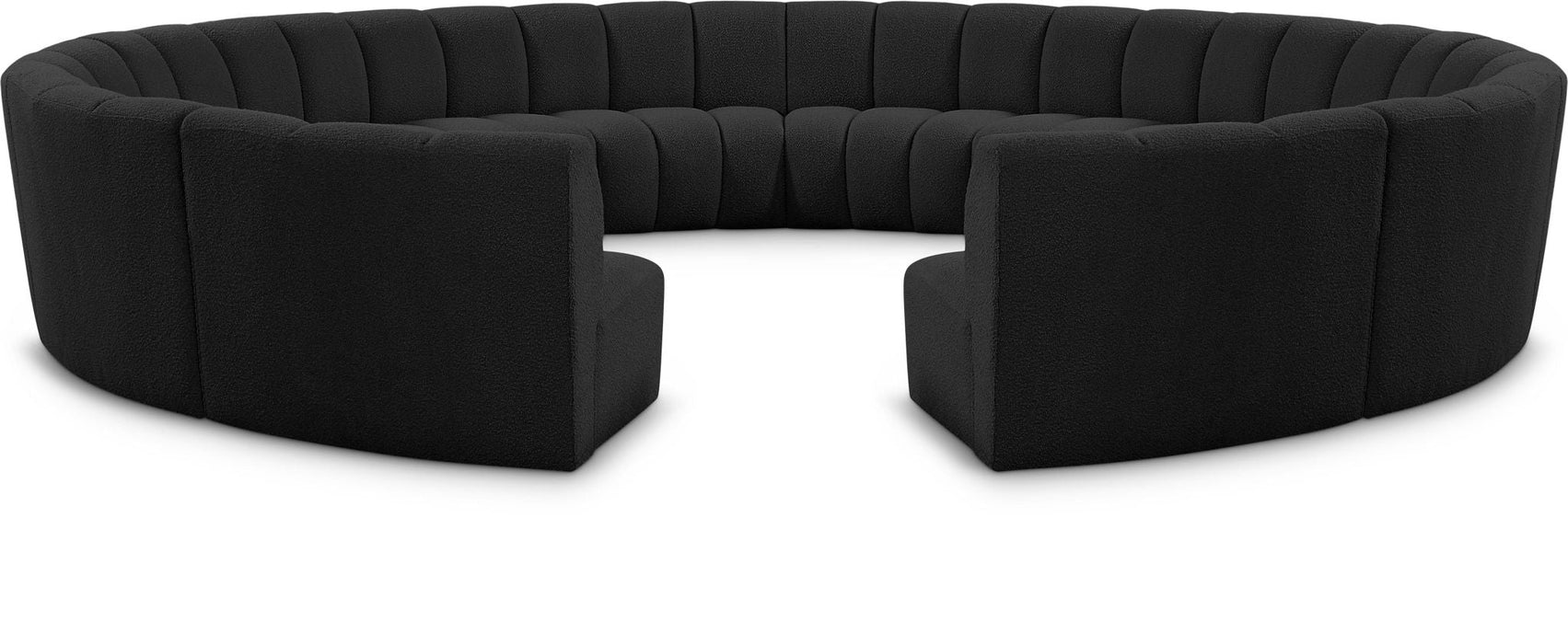 Infinity 178" Boucle Fabric Upholstered 12pc. Modular Sectional