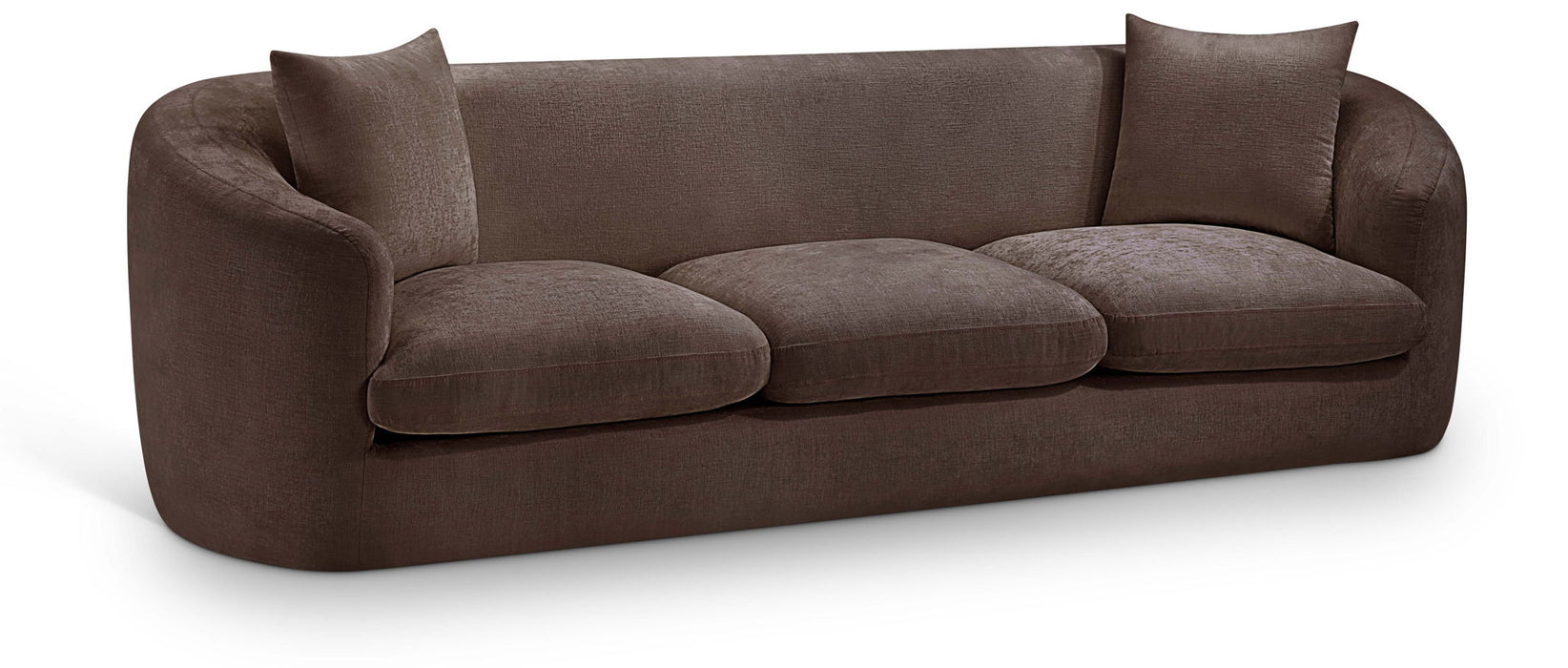 Penelope 92.5" Chenille Fabric Upholstered Sofa