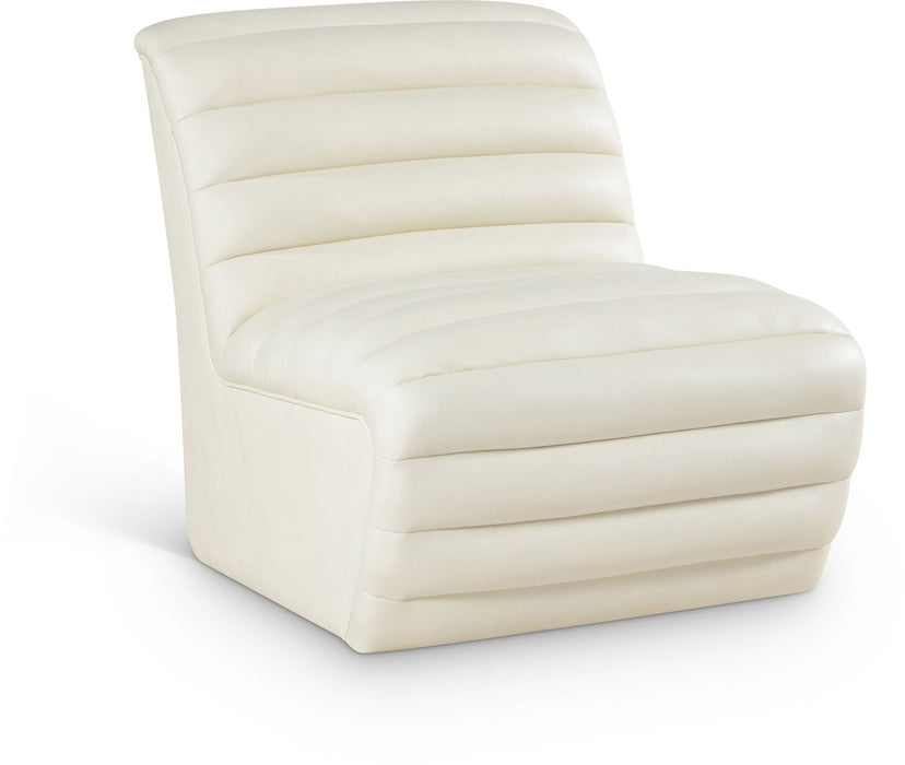 Vega Vegan Leather Upholstered Accent Chair