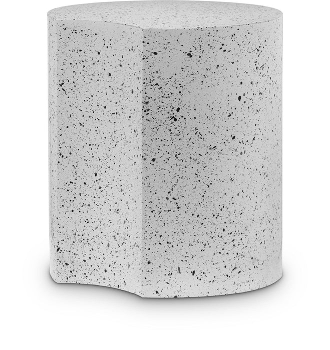 Dimple Terrazzo Pattern Iron End Table