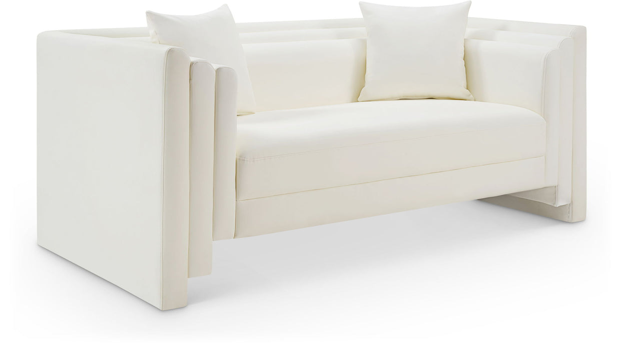 Everett 67" Vegan Leather Upholstered Loveseat