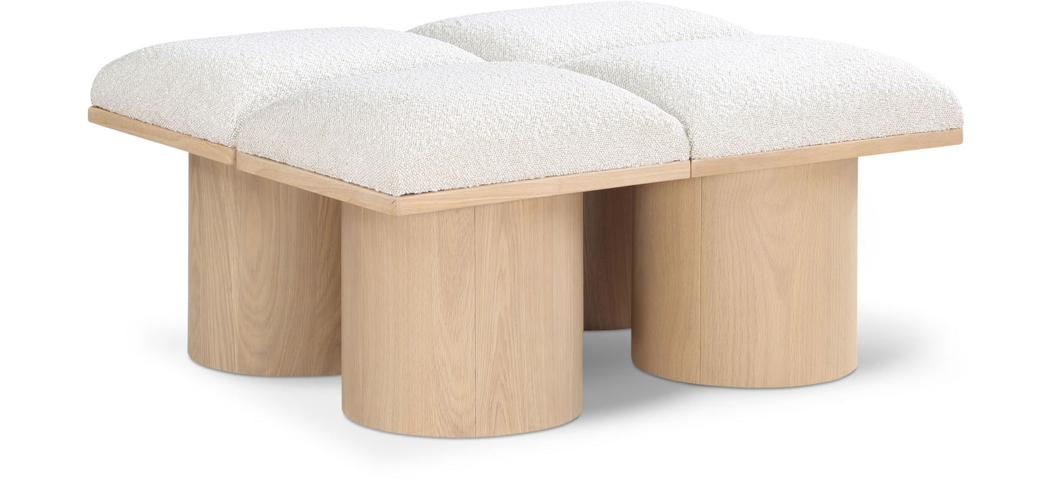 Pavilion Boucle Fabric Upholstered 4pc. Modular Bench