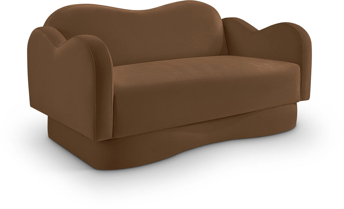 Bloom 58" Velvet Upholstered Loveseat