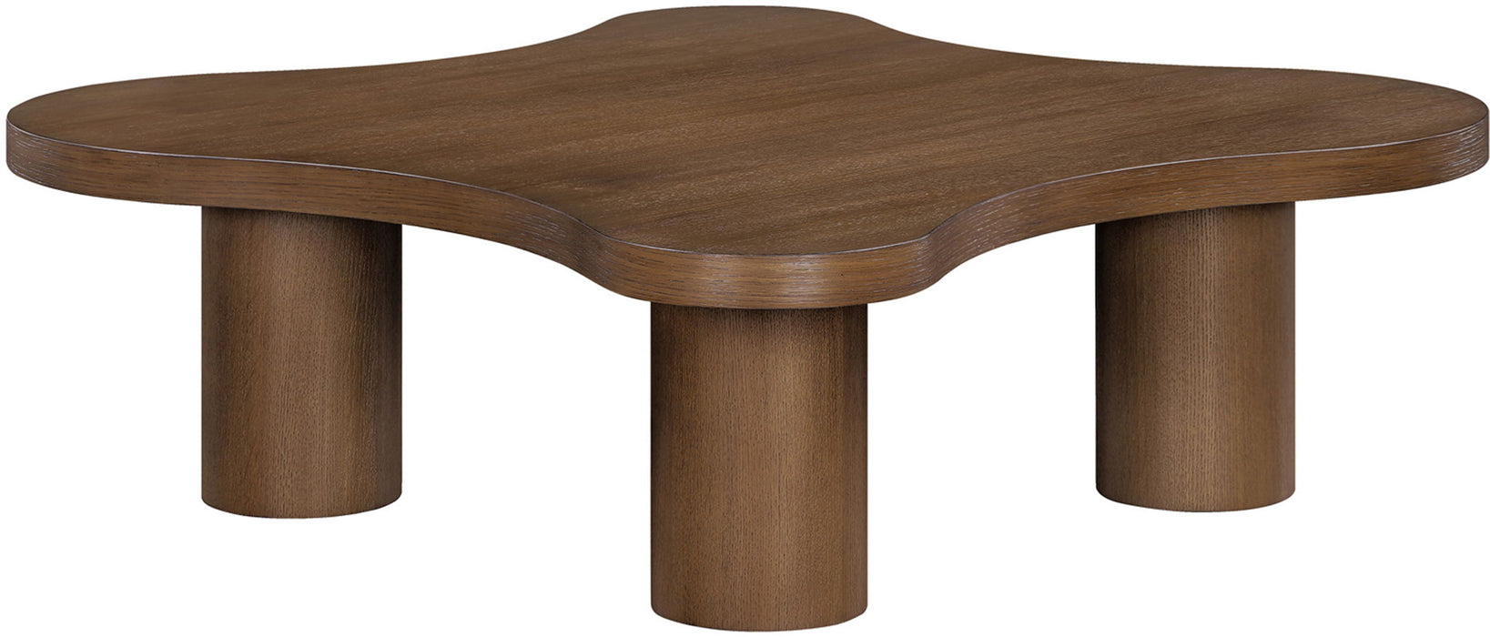 Cove Oak Veneer And Solid Wood Coffee Table