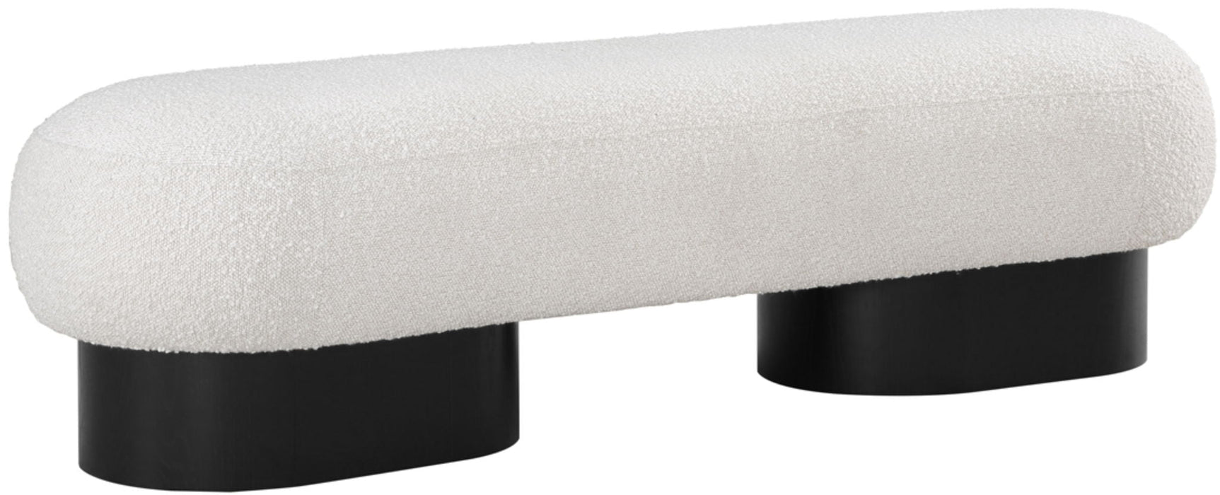 Robertson Boucle Fabric Upholstered Bench
