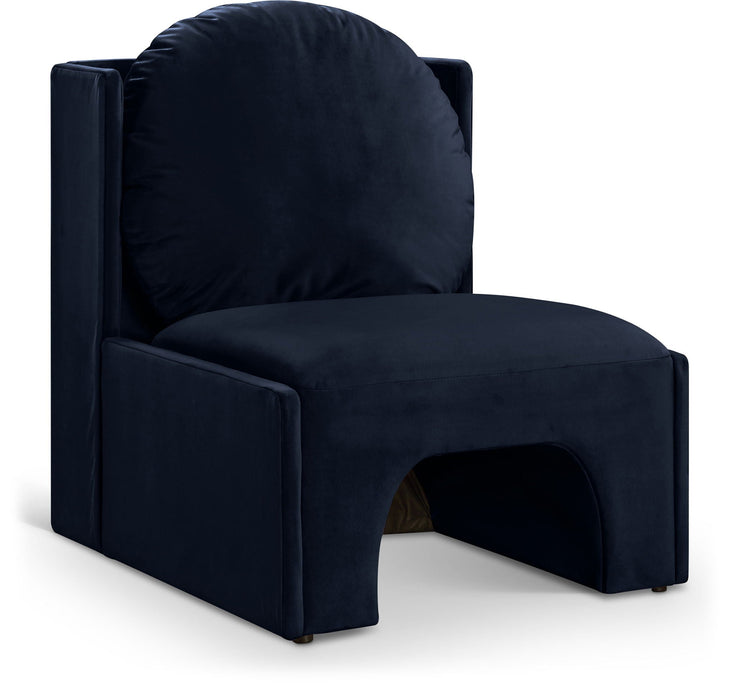 Sigma Velvet Upholstered Accent Chair