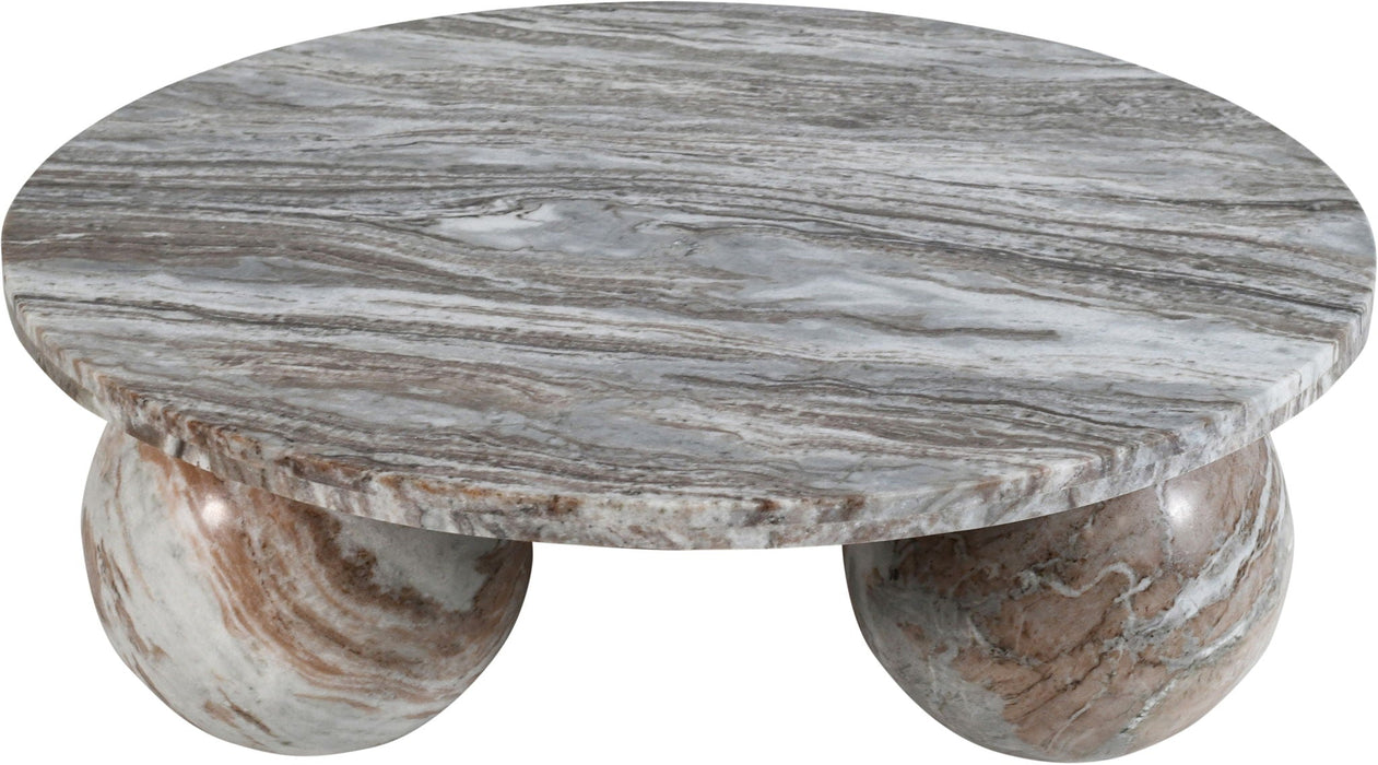 Spherical Genuine Marble Coffee Table