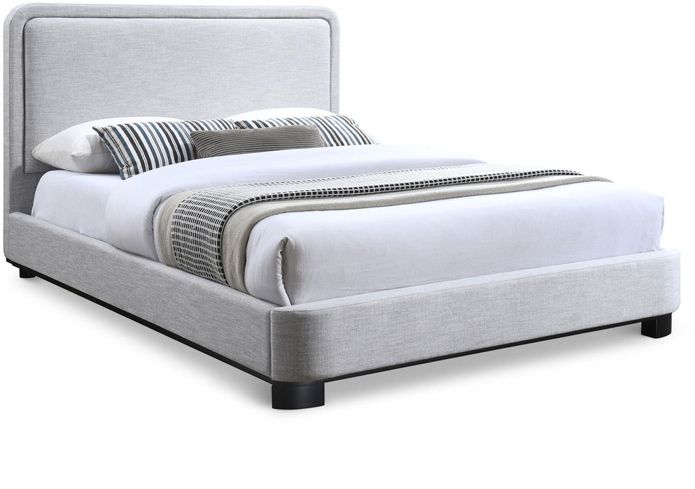 Nolita Linen Textured Fabric Upholstered Bed