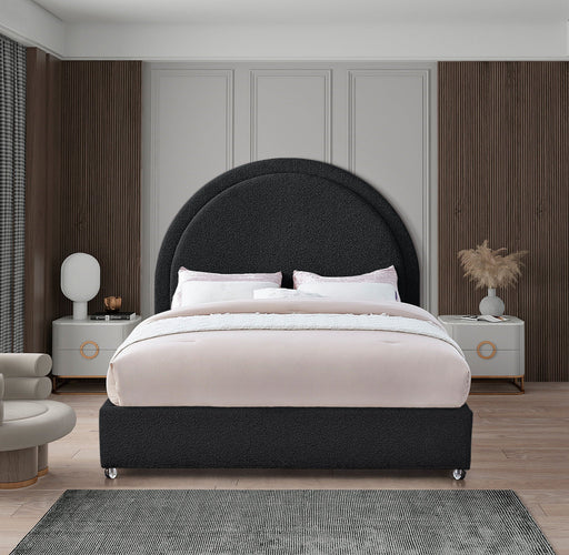 Milo Boucle Fabric Upholstered Bed