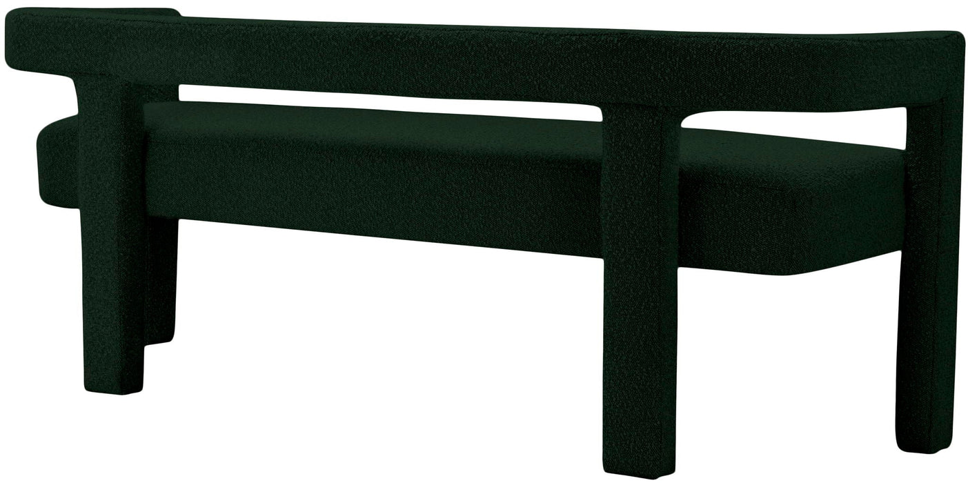 Athena Boucle Fabric Upholstered Bench